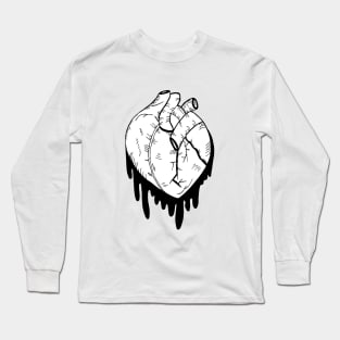 Black Heart Long Sleeve T-Shirt